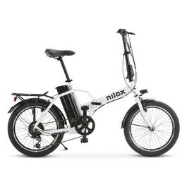 eBike J1 Pro Pieghevole Bianco Acciaio 20"