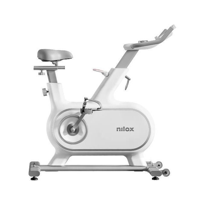 Nilox Fitness Indoor Bike Xb1 Cyclette da Casa con 24 Livelli di Resistenza