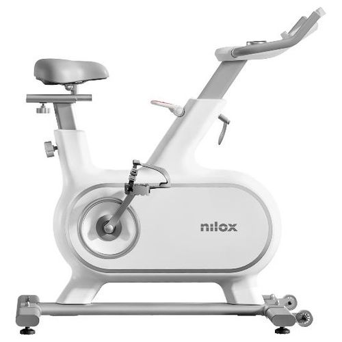 Nilox Fitness Indoor Bike Xb1 Cyclette da Casa con 24 Livelli di Resistenza
