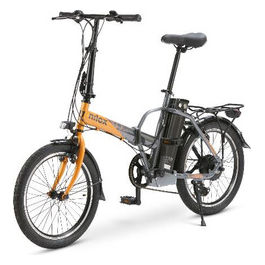 J1 Pro Bicicletta Elettrica Pieghevole 20" Nero Arancione