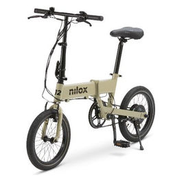 J2 Bicicletta Elettrica Pieghevole, 16 pollici, Grigio Acciaio