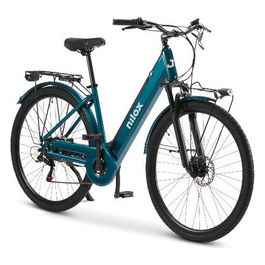 J7 Bicicletta Elettrica City 28" Verde Alluminio