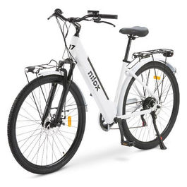 J7 Bicicletta elettrica Bianco Alluminio 28 pollici
