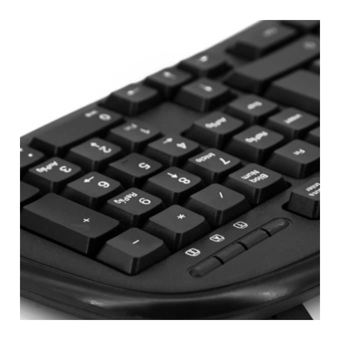 Nilox Keyboard KT50U Tastiera Usb Black Multi