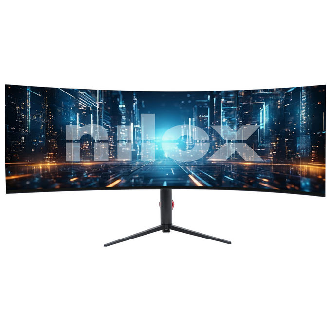 Nilox NXM49CRVDC Monitor PC 49" Quad HD IPS 144 Hz (Nero)
