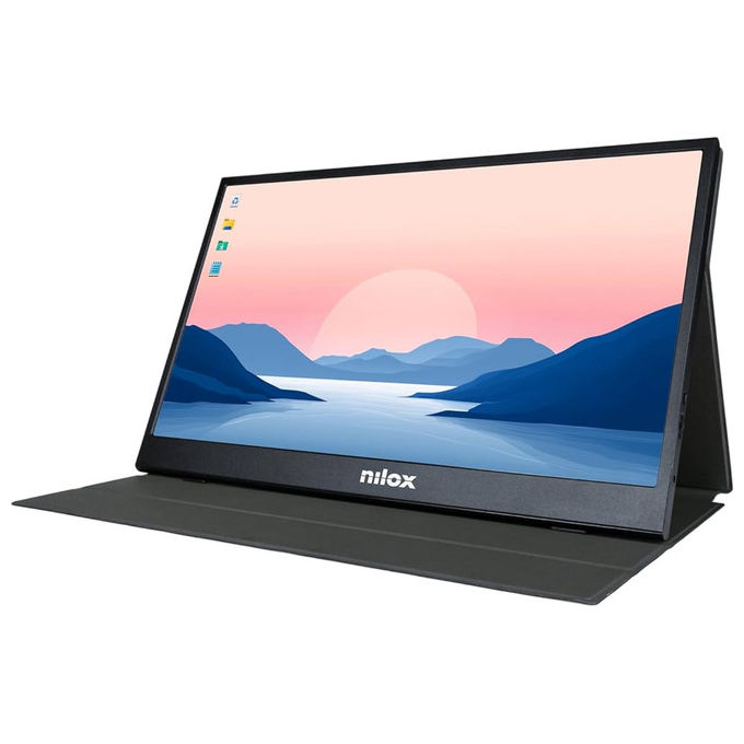 Nilox nxmp15fhd601 Monitor Portatile 15.6” IPS Full HD Altoparlanti Integrati Nero