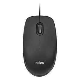 Nilox MOUSB1003 Mouse Ottico Usb 1600dpi Black