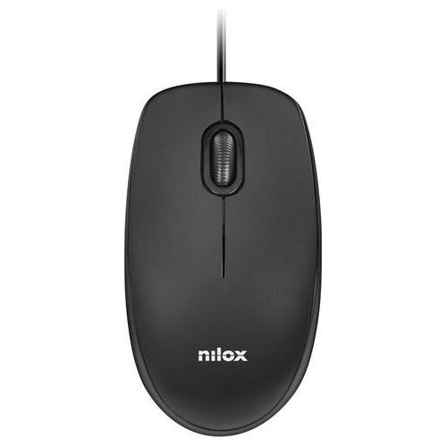 Nilox MOUSB1003 Mouse Ottico Usb 1600dpi Black