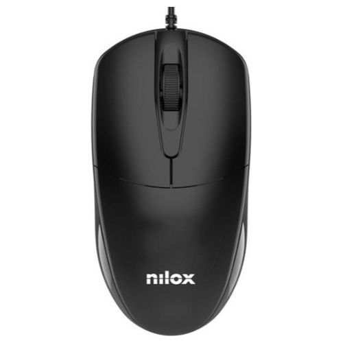 Nilox MOUSB1011 Mouse Ottico Usb 1000 Dpi Nero
