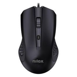 Nilox MOUSB1013 Mouse Ottico Usb 1000dpi Black