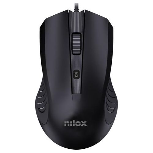 Nilox MOUSB1013 Mouse Ottico Usb 1000dpi Black