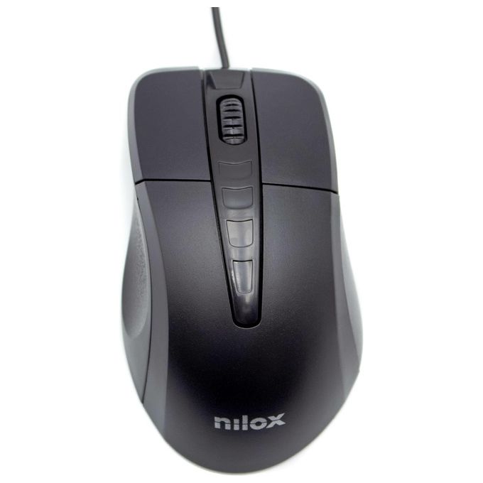 Nilox Mouse Ottico Usb 1000Dpi Nero