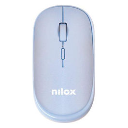 Mouse Wireless Azzurro a Doppia Connettività, 1600 DPI