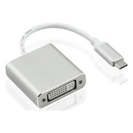 NX080200124 Adattatore Usb 3.1 C Maschio Dvi (24+5) Femmina in Alluminio Silver 10cm