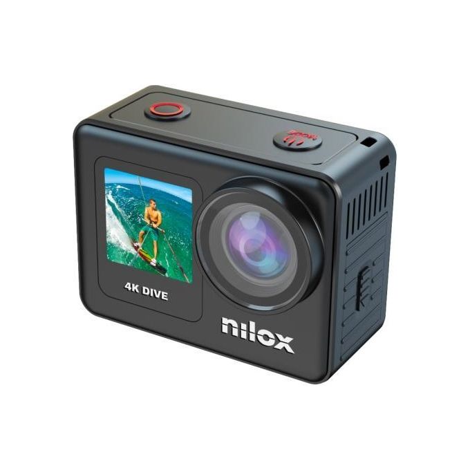 NILOX SPORT - Action Cam 4K DIVE Body Waterproof, Touch Screen e Remote control