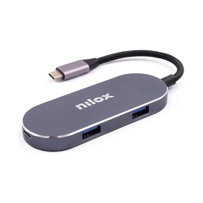 Nilox NXDSUSBC01 Mini Docking Station Hdmi 3 Usb Power Delivery