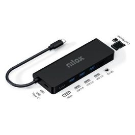 Nilox NXDSUSBC04 Dock Usb-C 8 in 1 Hdmi 4k