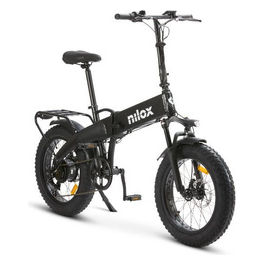 NXEBX10BK Bicicletta elettrica pieghevole fat nero