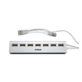 NXHU7ALU2 Hub 7 Porte Usb 2.0 Alluminio