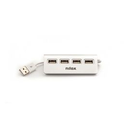 Nilox NXHUB04ALU2 Hub 4 Porte Usb 2.0 Alluminio