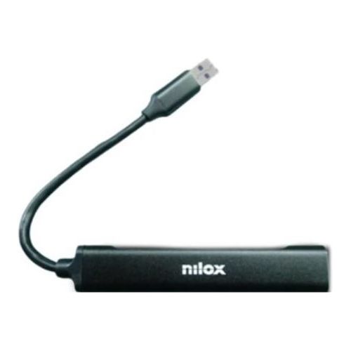 Nilox NXHUB401 Hub Usb 4 Porte Usb 1x 3.0 e 3x 2.0
