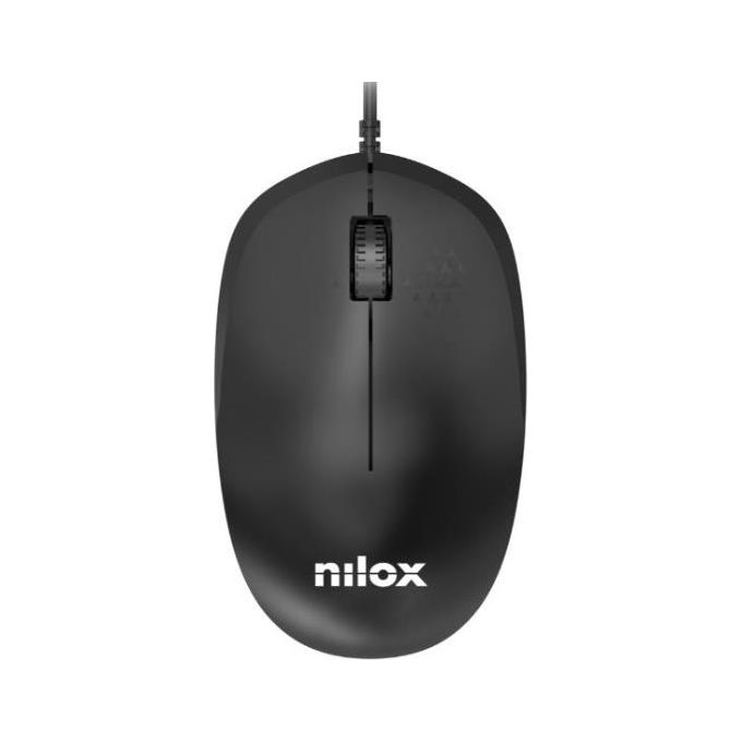Nilox NXKMIT0012 Kit tastiera e Mouse Usb Nero