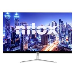 Monitor 24 Pollici, Monitor Full HD con Schermo Frameless, Risoluzione 1920x1080 px, Porte HDMI e VGA, Tempo di Risposta 5ms, Luminosità 220 cd/m2, Cavo HDMI e Stand Incluso, Design Minimalista