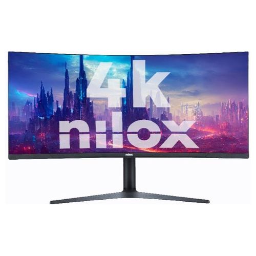 Nilox NXM344KD11 Monitor per Pc 34" Ultrawide 4K Curvo