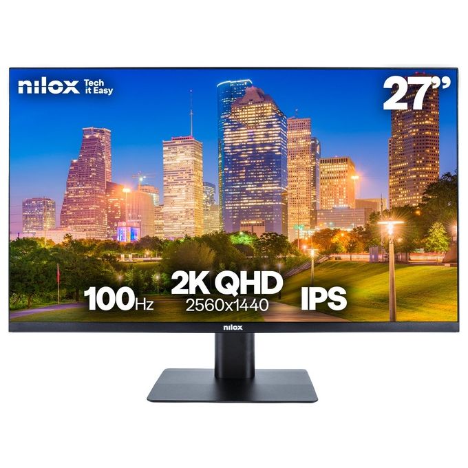 Nilox NXMM272K112 Monitor PC 27" Quad HD IPS 100 Hz (Nero)