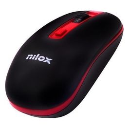 Nilox NXMOWI2002 Mouse Wireless Black Red 1600Dpi