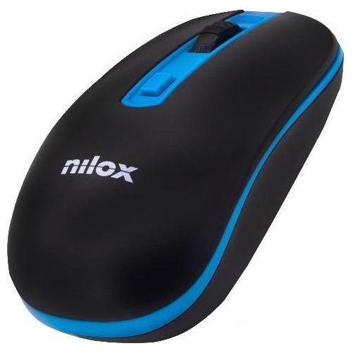 Nilox NXMOWI2003 Mouse Wireless Black Blue 1600Dpi