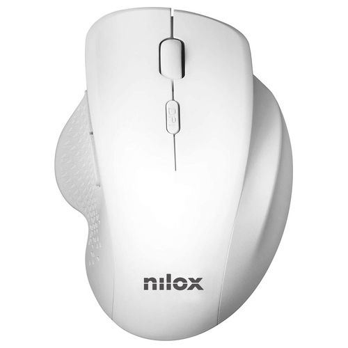 Nilox NXMOWI3002 Mouse Ergonomico Wireless Bianco