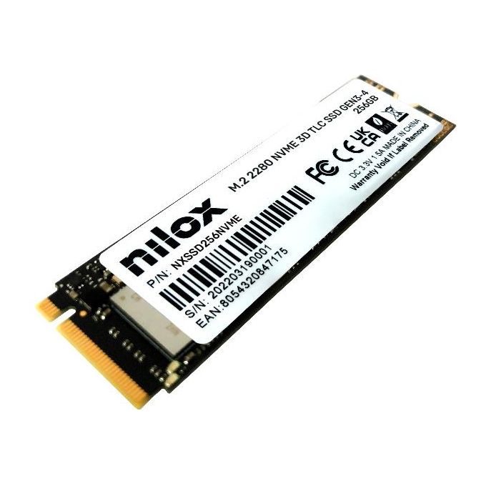 Nilox NXSSD256NVME M.2 2280 Nvme 3D Tlc 256Gb Ssd Gen3 4
