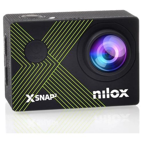 S0458598 X-SNAP2 Action Cam 4K WiFi Impermeabile 30m Display 2" Foto 16MP Sensore CMOS colore Nero