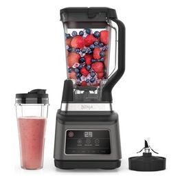 BN750EU Frullatore 2-in-1 con Auto-iQ 1200 W Caraffa da 2.1 L bicchiere da 0.7 Litri Nero/Argento