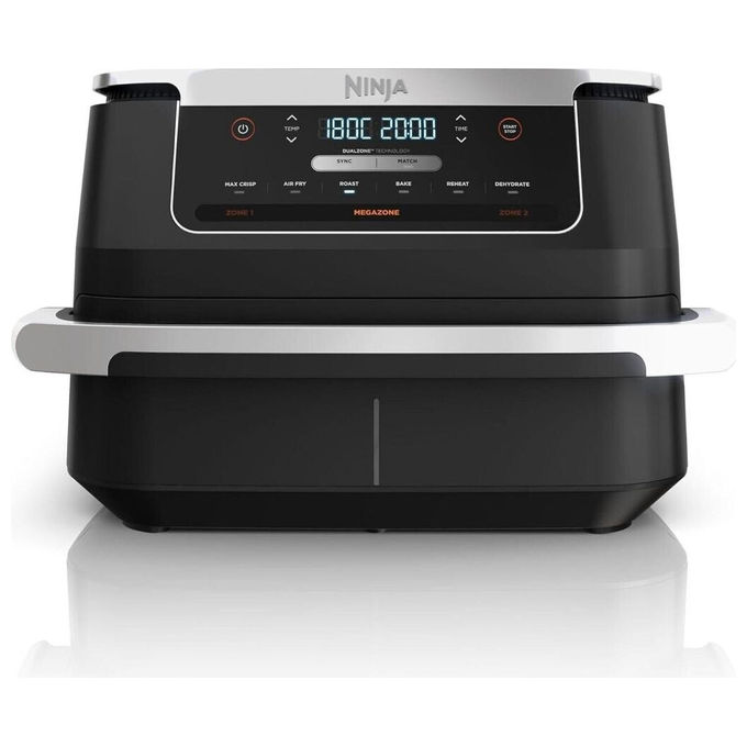 Ninja Friggitrice ad Aria Doppia 6.6 L 2470 W AF550EU Nero Argento