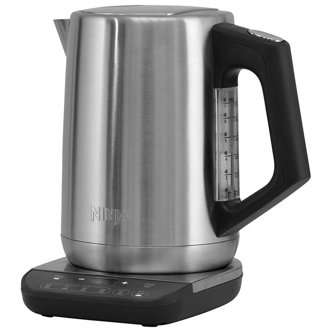 immagine di Bollitore elettrico con temperatura di precisione, con display led,1,7l, con controllo della temperatura silver