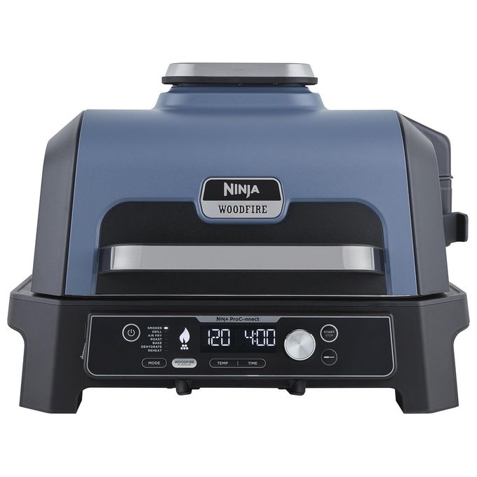 Ninja OG901EU Woodfire Pro Connect XL Barbecue Elettrico Griglia Af...