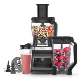 BN800EU Robot Da Cucina 3-In-1 Con Auto-iQ 1200 W Ciotola Da 1.8 Litri Caraffa Da 2.1 L Bicchiere Da 0.7 L 2.1 Litri Nero Argento