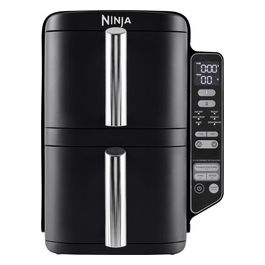 SL300EU Double Stack Friggitrice ad Aria Verticale Doppia 7.6 Litri 2470W 6 Funzioni 6 Porzioni Nero