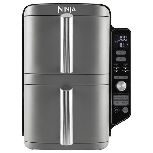 SL400EU Double Stack XL Friggitrice ad aria 9,5 L 2470 W 6 programmi doppio cestello colore Grigio