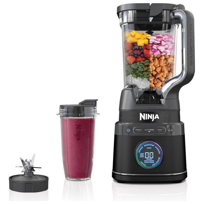 Ninja TB301EU Frullatore ad alta potenza detect con 2 bicchieri per smoothie