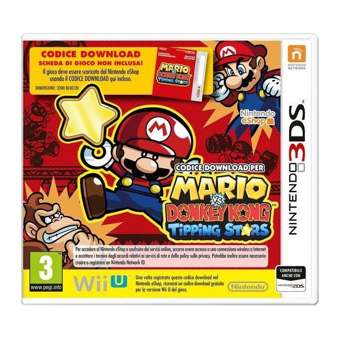 Mario Vs Donkey Kong: Tipping Stars (Codice Download) Nintendo 3DS e 2DS