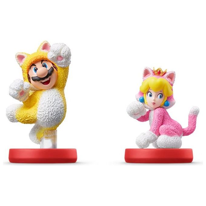 Nintendo Amiibo Mario Gatto e Peach Gatto Double Pack - Limited per Nintendo Switch