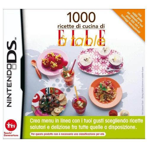 Nintendo Ds 1000 Ricette Di Cucina