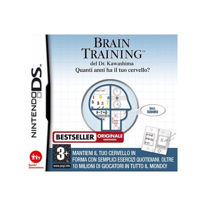 Brain Training Del Dr. Kawashima Nintendo DS 3DS e 2DS