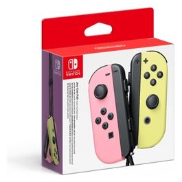 Joy-Con Set di 2 Pezzi Rosa Pastello e Giallo Pastello