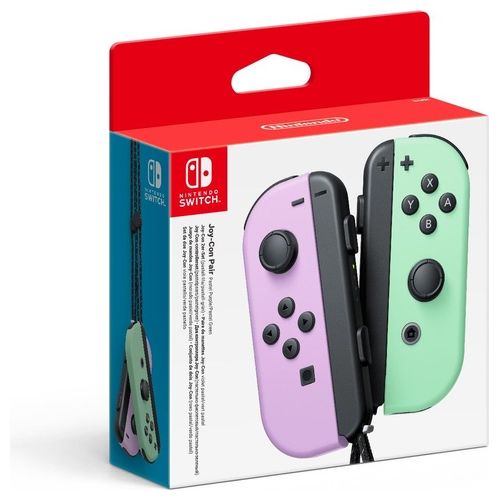 Nintendo Joy-Con Set di 2 Pezzi Viola Pastello e Verde Pastello