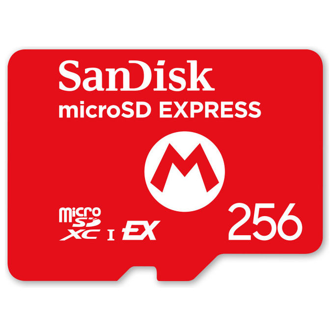 Nintendo, Memoria Flash 256 GB MicroSDXC, Rosso
