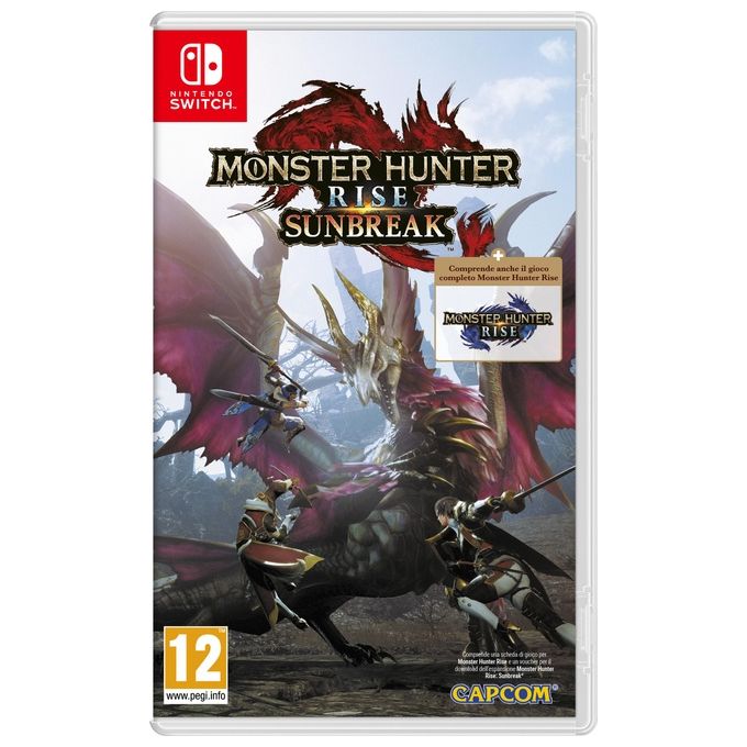 Nintendo Monster Hunter Rise Sunbreak Set StandardDlc Ita per Nintendo Switch